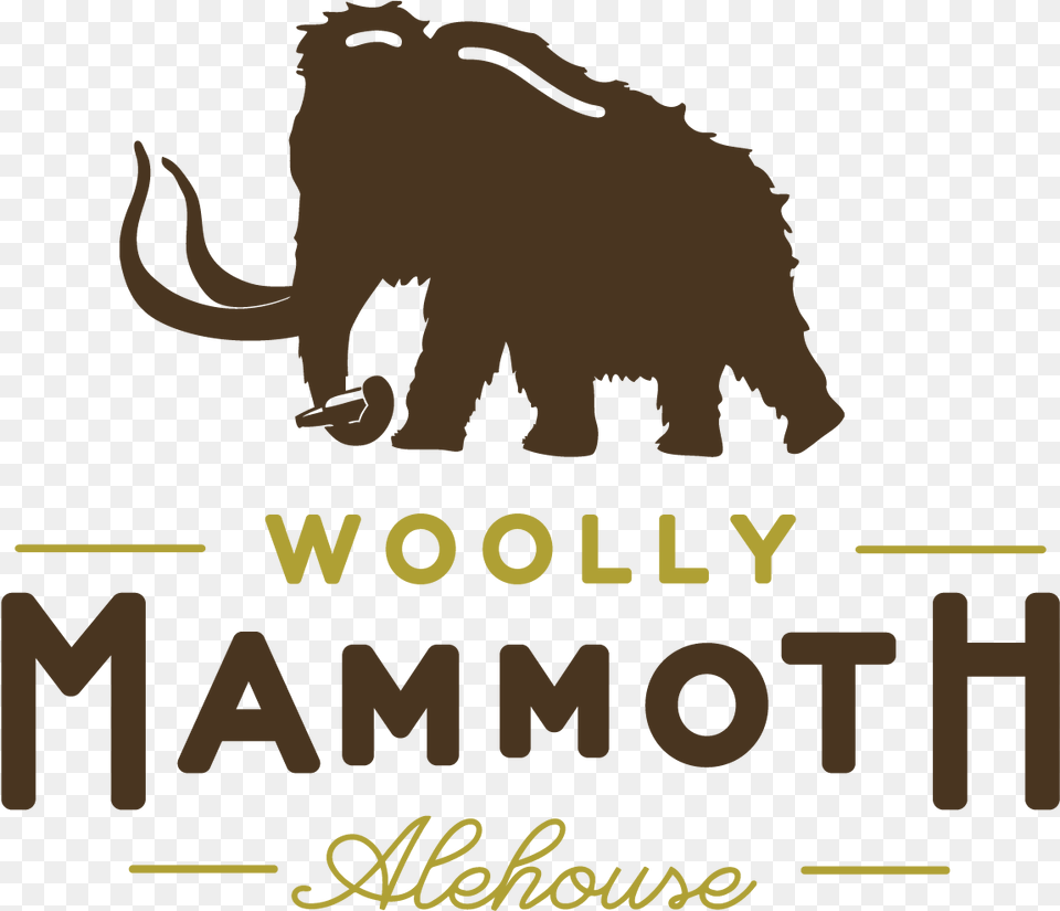 Wm Alehouse Mammoth 1 Woolly Mammoth Brisbane Logo, Animal, Lion, Mammal, Wildlife Free Png Download
