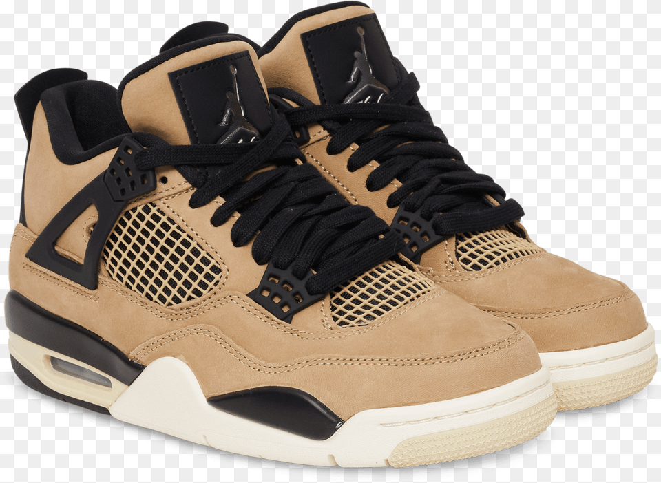 Wmns Air Jordan 4 Retro Mushroommulti Hi Res Sneakers, Clothing, Footwear, Shoe, Sneaker Free Png Download