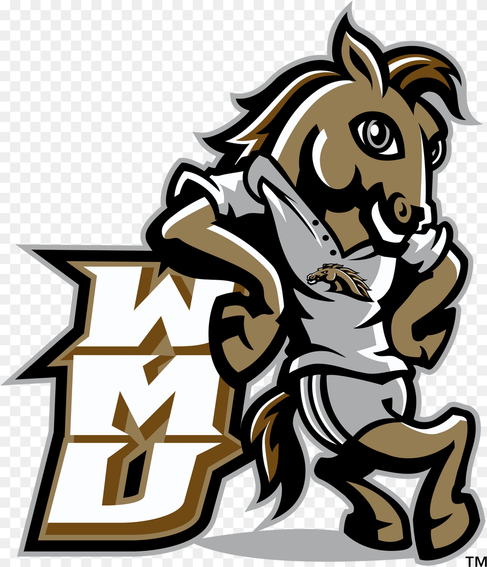 Wmu Broncos Logo Transparent Western Michigan Broncos Logo, Book, Comics, Publication, Dynamite Free Png Download