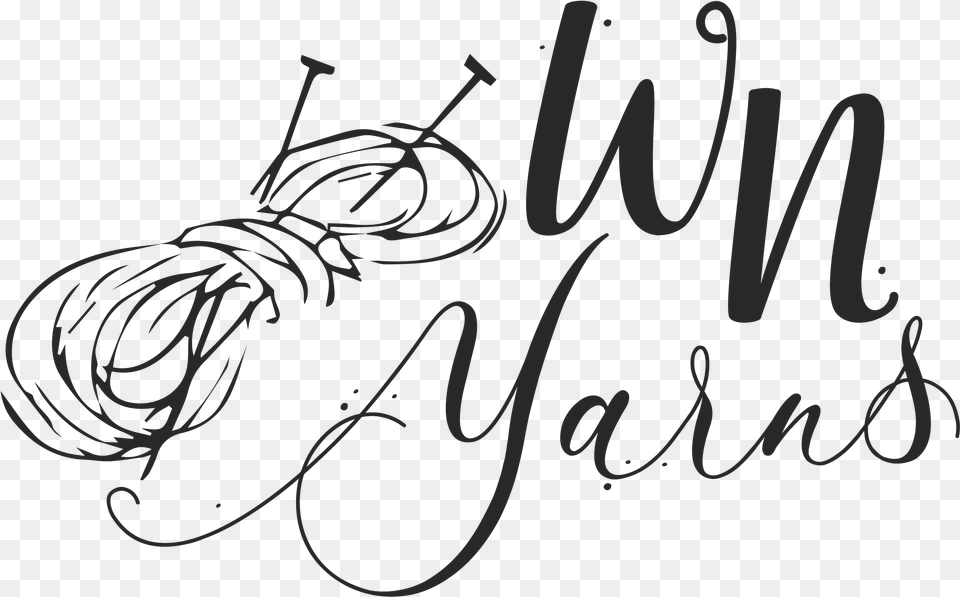 Wn Yarns Calligraphy Line Art, Text, Handwriting Free Png Download