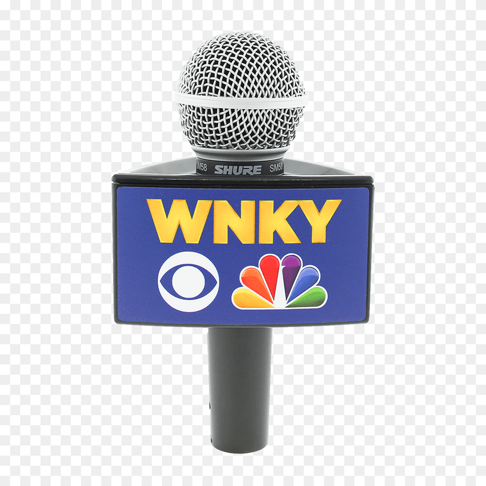 Wnky News Black Rycote Triangle Mic Flag News Mic Transparent News Mic, Electrical Device, Microphone Png Image