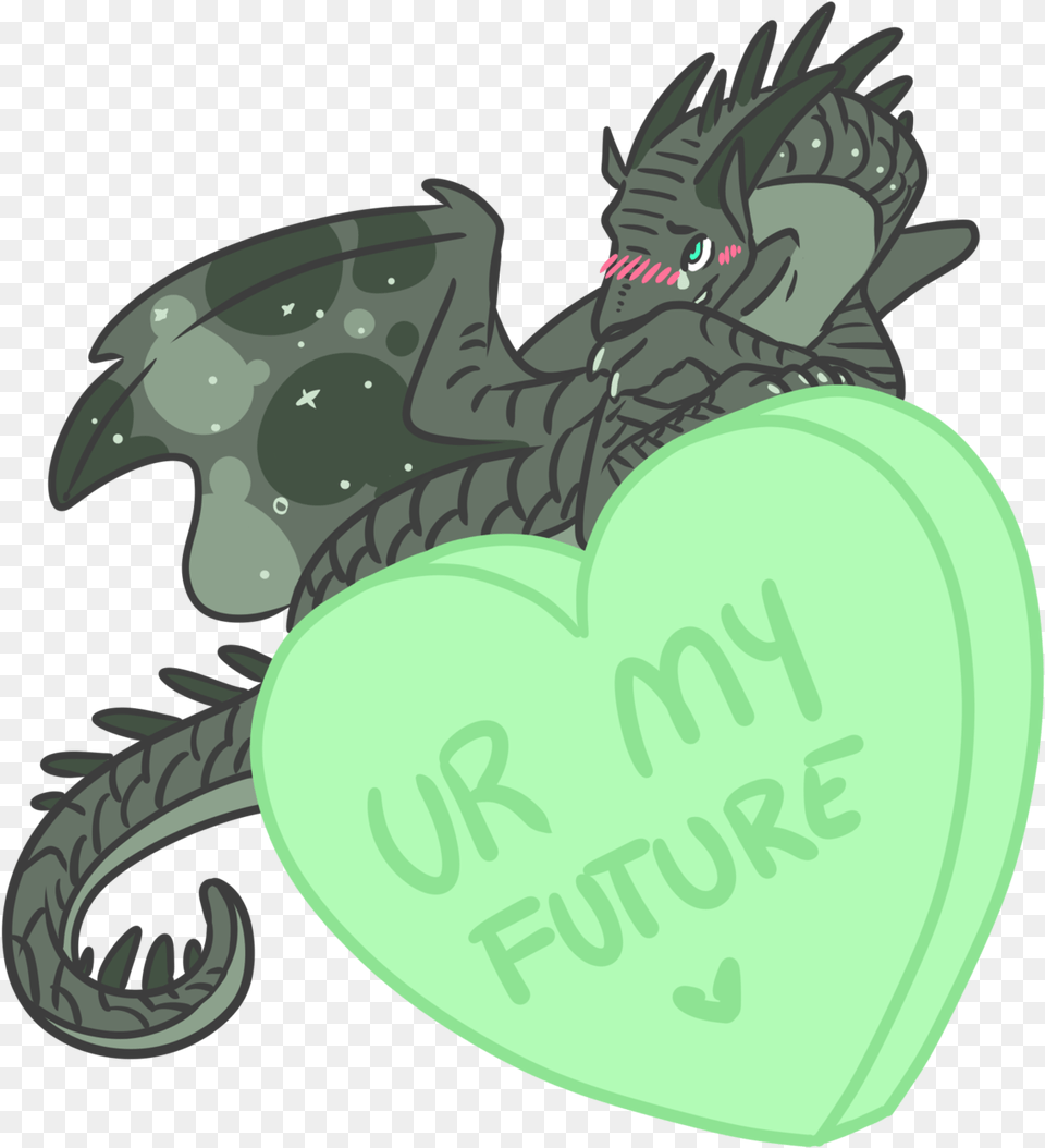 Wof Sideblog Made A Goofy Little Candy Heart Valentine Cute Wings Of Fire Dragons Free Png Download