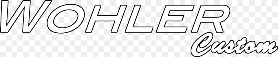 Wohler Custom Line Art, Logo, Text Png