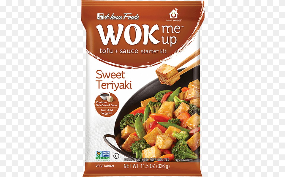 Wok Me Up Sweet Teriyaki House Foods Wok Me Up, Advertisement, Food, Lunch, Meal Png