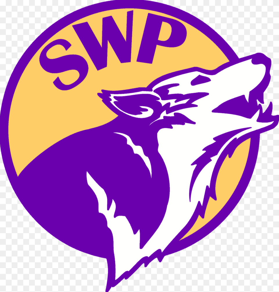 Wolf, Logo, Badge, Purple, Symbol Free Png