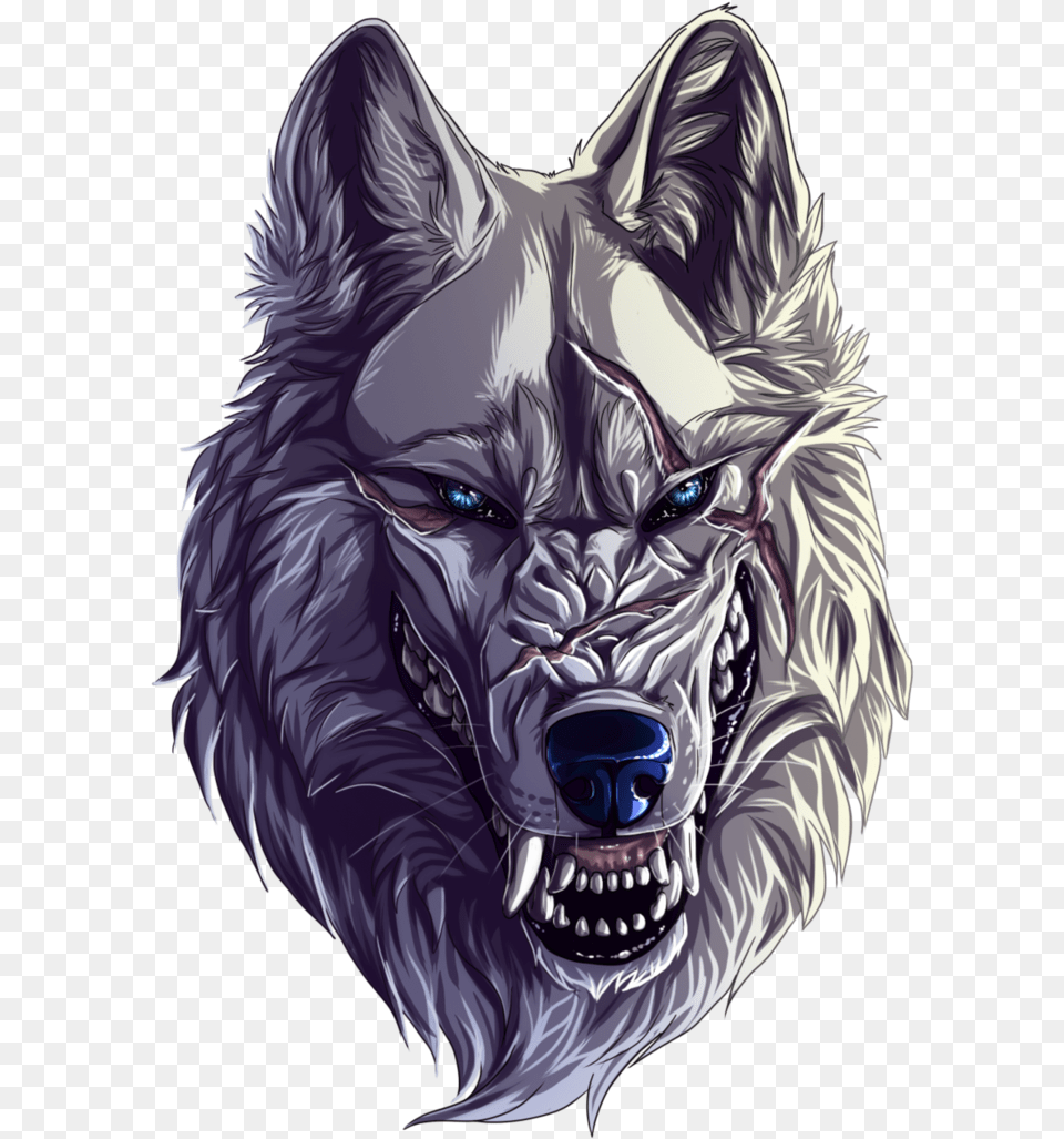 Wolf, Animal, Mammal, Person, Face Png Image