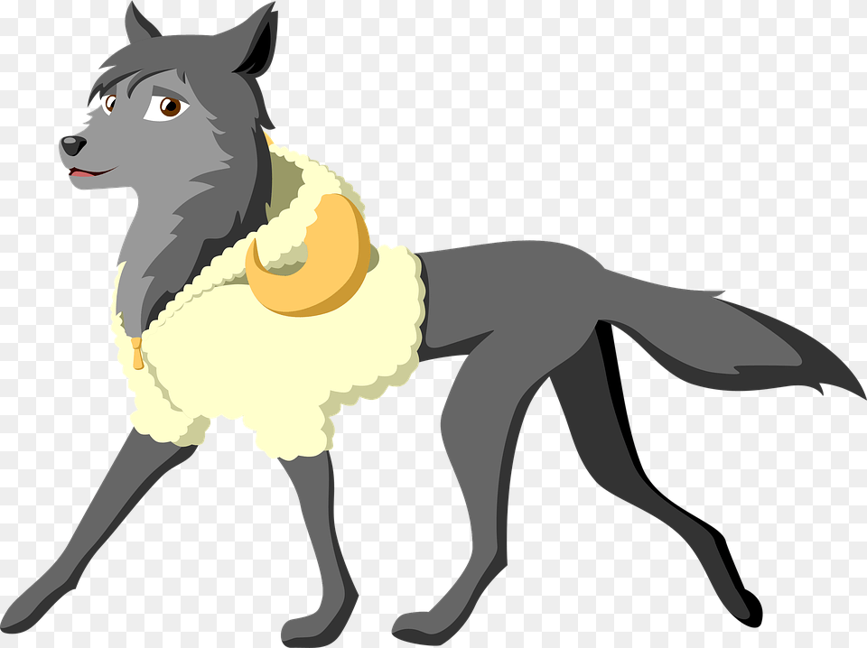 Wolf A Wolf In Sheep S Clothing Skin Predator Lupo Travestito Da Agnello, Animal, Coyote, Mammal, Baby Png