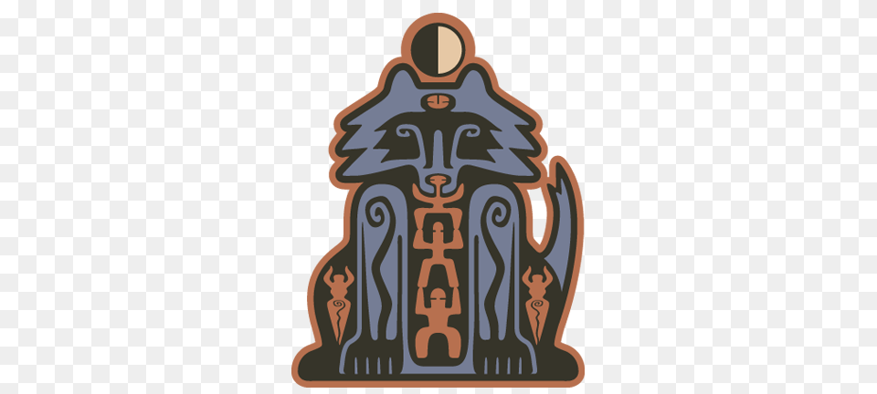 Wolf Animal Totem Native American Art Animal, Fashion, Person, Face, Head Free Transparent Png