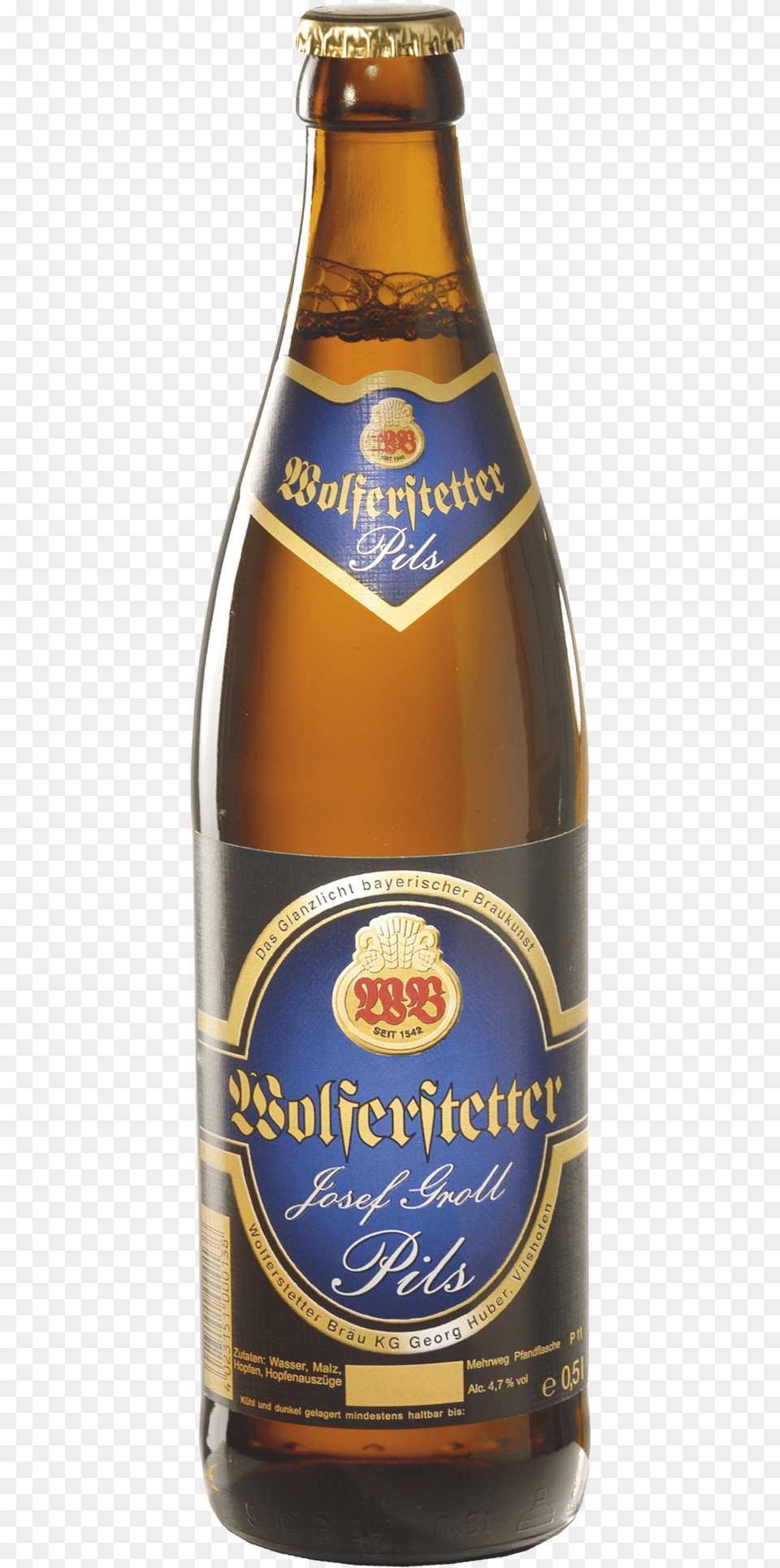Wolf Beer By Wolferstetter Pilsner 500ml Wolferstetter Dunkel Spezial, Alcohol, Beer Bottle, Beverage, Bottle Png