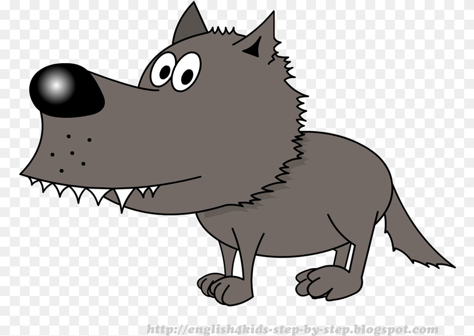 Wolf Cartoon Pictures Clipart Images Transparent Cartoon Wolf Clip Art, Animal, Fish, Sea Life, Shark Free Png Download