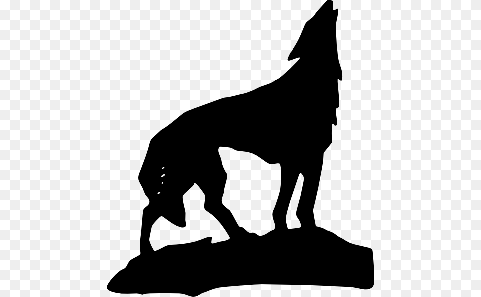 Wolf Clip Art, Silhouette, Animal, Kangaroo, Mammal Png Image