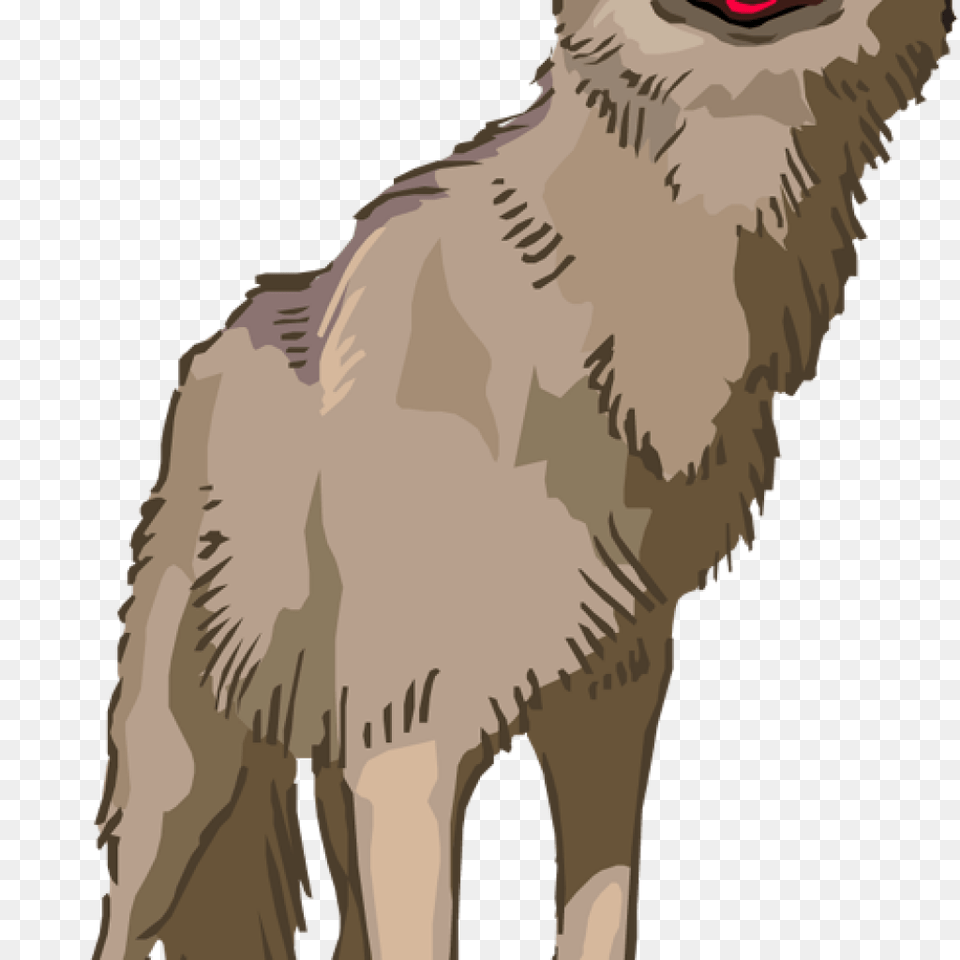 Wolf Clipart Clipart Mammal, Animal, Coyote, Person Free Png Download