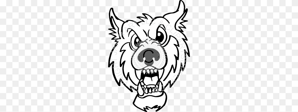 Wolf Clipart Open Mouth, Body Part, Person, Snout, Teeth Png