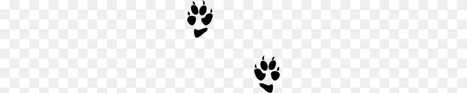Wolf Dog Paw Print, Gray Free Transparent Png