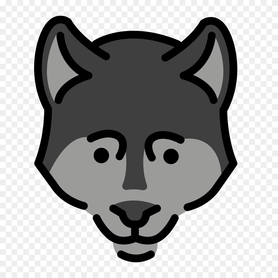 Wolf Emoji Clipart, Stencil, Ammunition, Grenade, Weapon Free Transparent Png