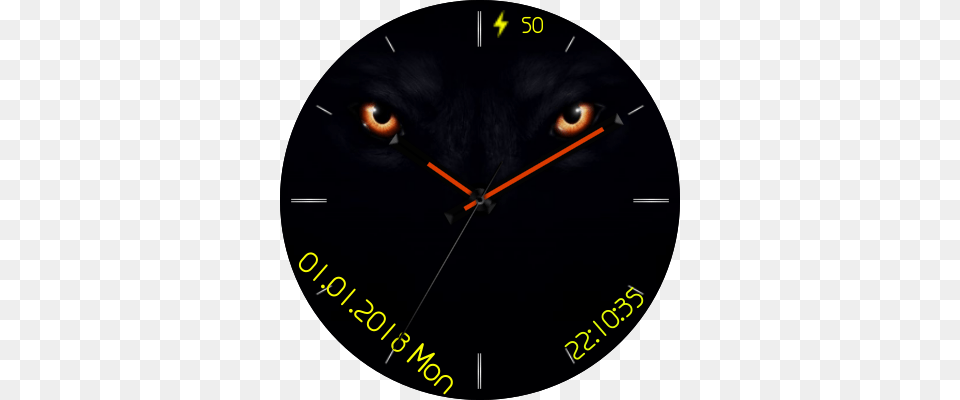 Wolf Eyes For Watch Urbane, Analog Clock, Clock Free Png