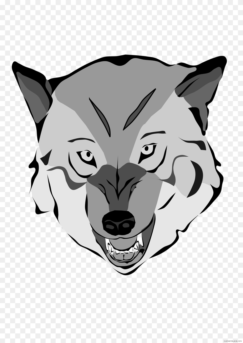 Wolf Face Clipart Clip Art Of Tattoo Search, Snout, Baby, Person, Animal Png Image
