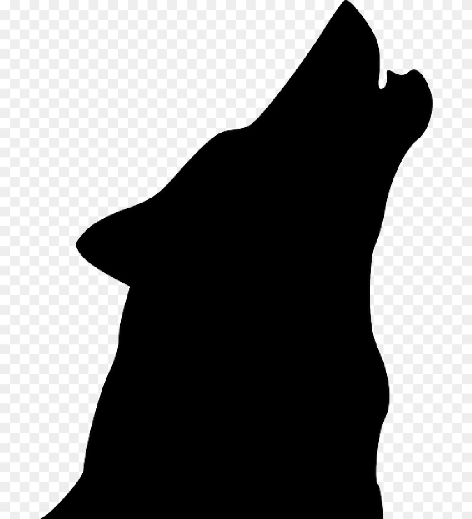 Wolf Fangs Silhouette, Adult, Female, Person, Woman Png Image