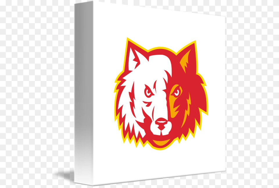 Wolf Head Illustration, Logo, Animal, Lion, Mammal Free Transparent Png