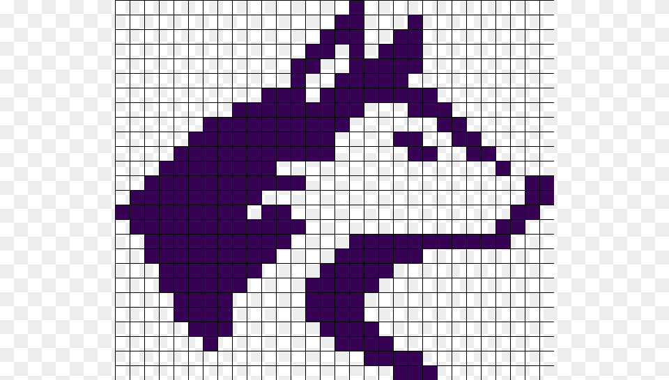 Wolf Head Pixel Art, Purple, Pattern Png