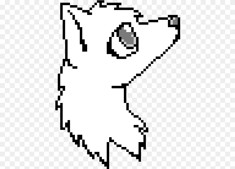 Wolf Head Pixel Art, Leaf, Plant, Stencil, Qr Code Free Png