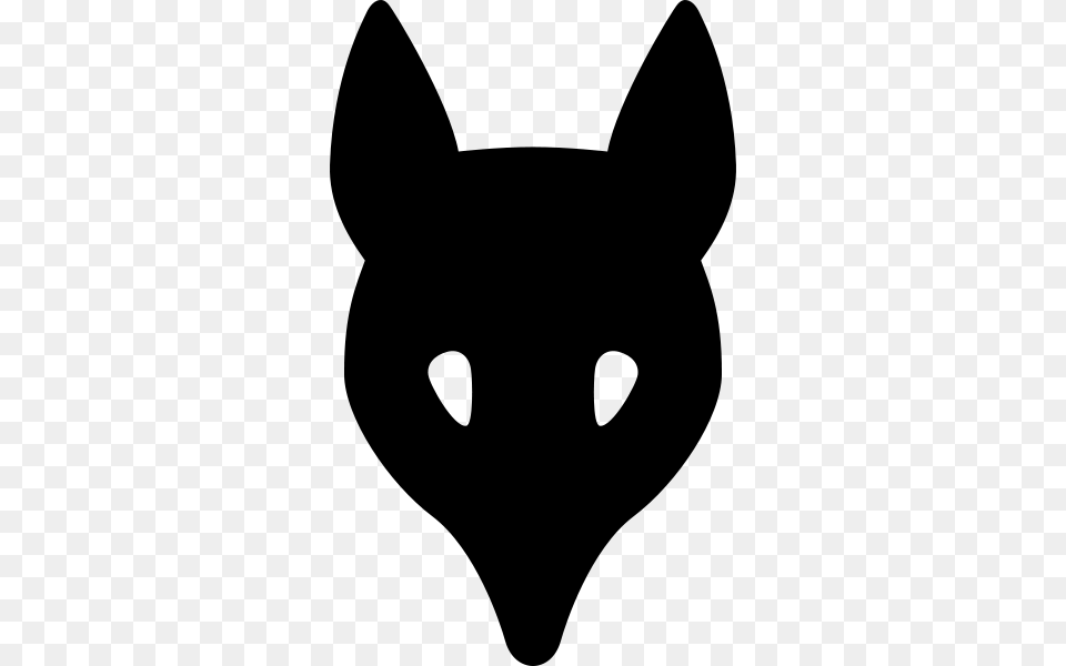 Wolf Head Silhouette Clip Arts For Web, Gray Png