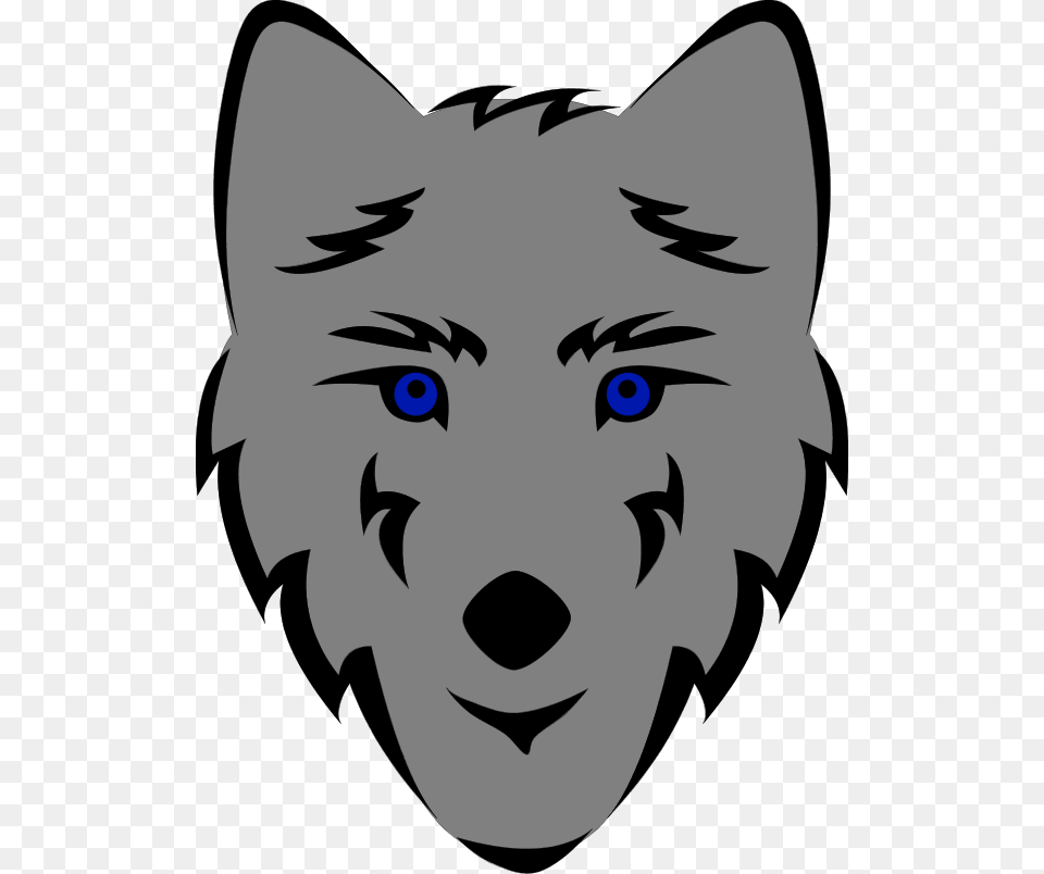 Wolf Head Stylized, Stencil, Baby, Person, Face Free Png