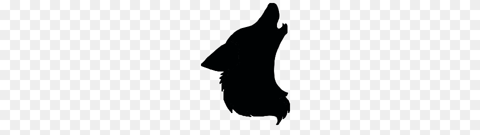 Wolf Howl Silhouette, Animal Free Png