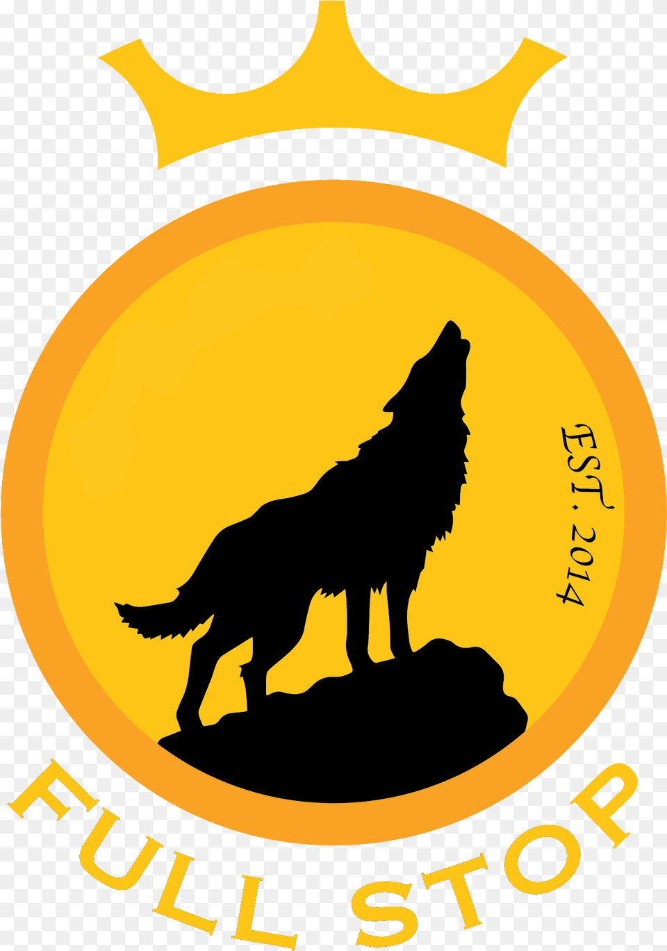 Wolf Howling At Moon Clipart, Logo, Symbol, Badge, Emblem Free Png Download