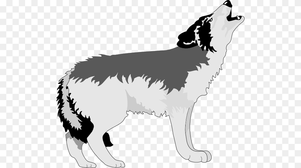 Wolf Howling Clip Art At Clipart Library Wolf Clip Art, Animal, White Dog, Pet, Mammal Png