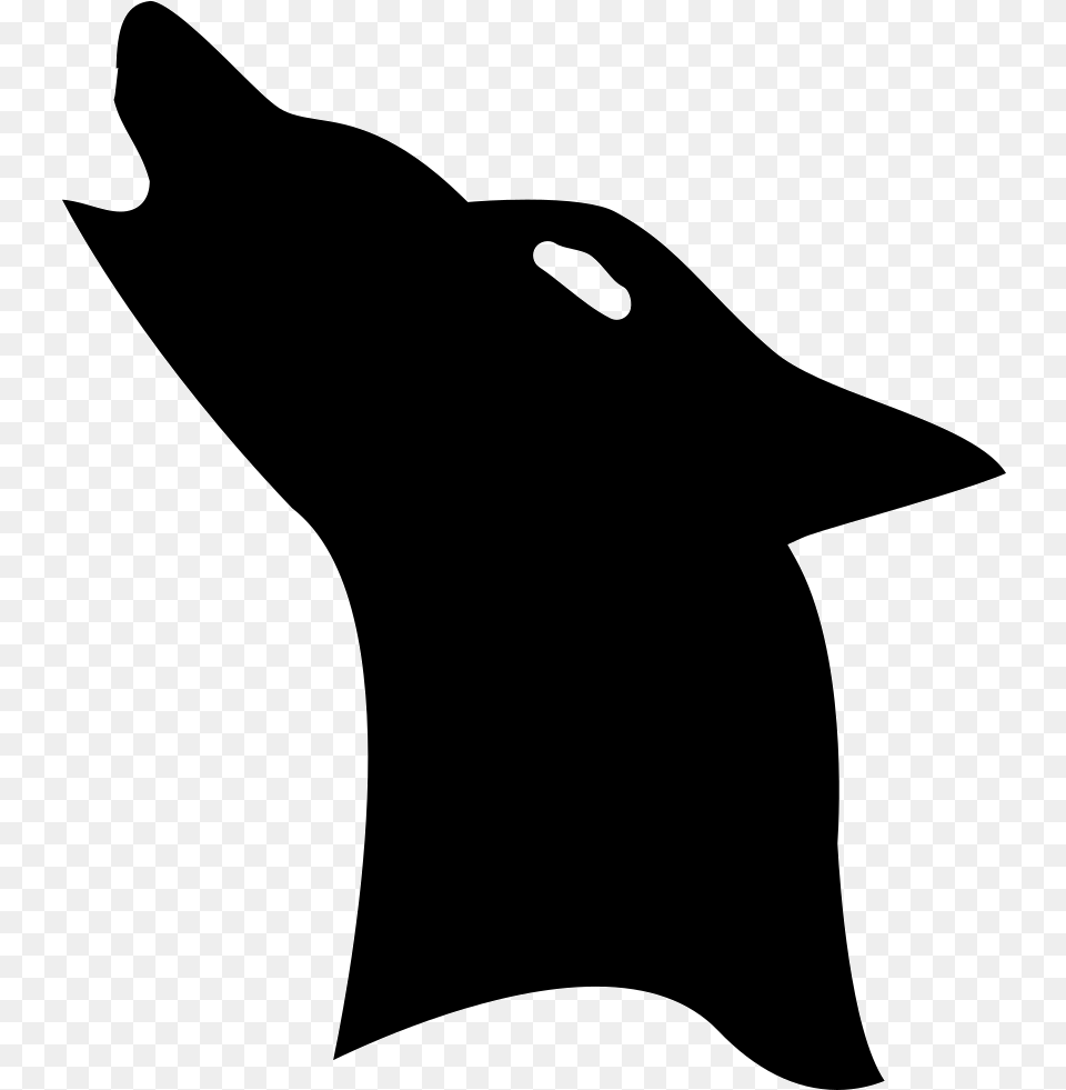 Wolf Howling Comments Lobo Icono, Silhouette, Stencil, Animal, Fish Free Transparent Png