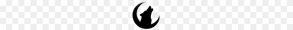 Wolf Howling With Moon Clip Art, Electronics, Hardware Free Png Download