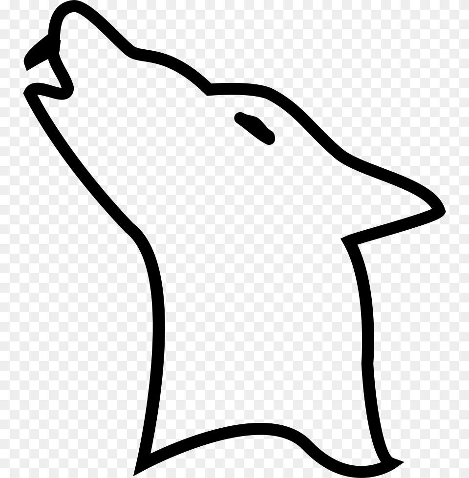 Wolf Icon, Bow, Weapon, Stencil, Animal Png