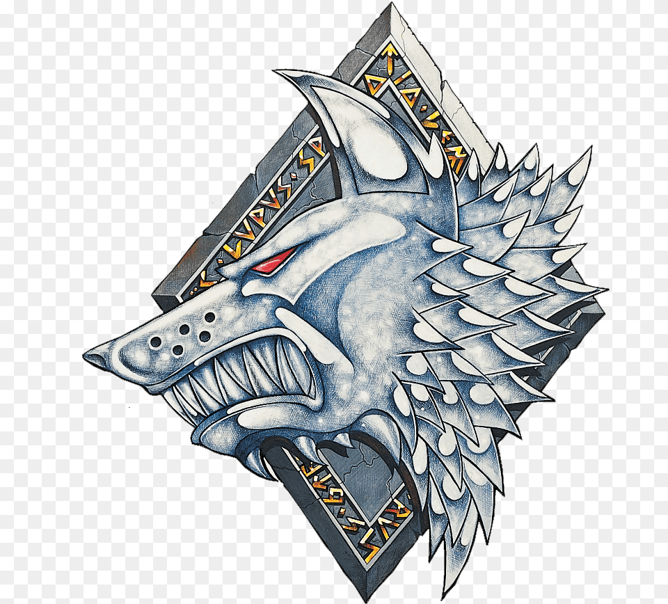 Wolf Icon Avatar Warhammer 40k Space Wolves Logo, Animal, Fish, Sea Life, Shark Png
