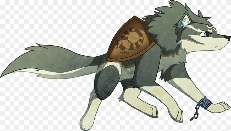 Wolf Link Drawing Wolf Link With Shield, Baby, Person, Animal, Mammal Png
