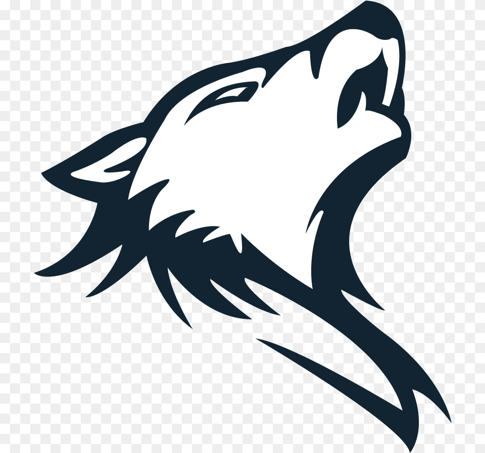 Wolf Logo Transparent Transparent Wolf Mascot, Animal, Fish, Sea Life, Shark Free Png Download