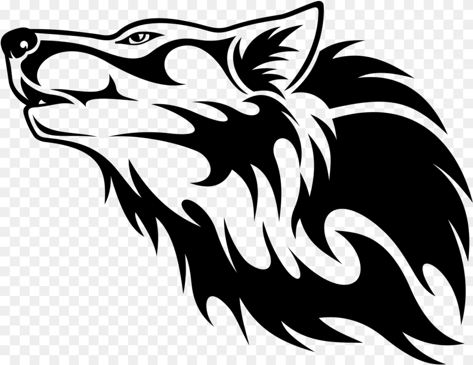 Wolf Logo Wolf Head Vector, Gray Png
