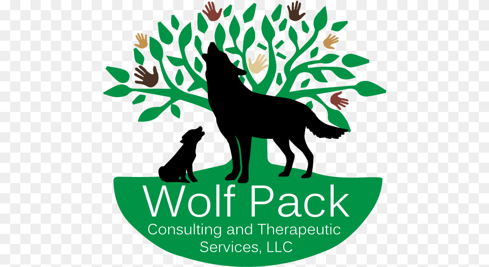 Wolf Pack Consulting And Therapeutic Services Llc Easy Art Family Tree, Green, Advertisement, Poster, Graphics Free Png Download