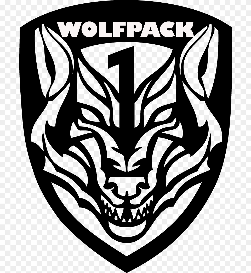 Wolf Pack Transparent Image Medal Of Honor Wolfpack, Stencil, Logo, Silhouette, Advertisement Free Png Download