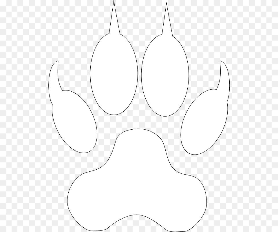 Wolf Paw Print White, Logo, Person, Head, Hardware Free Png
