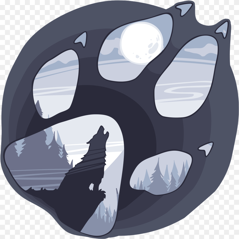 Wolf Prints, Helmet, Animal, Fish, Sea Life Free Transparent Png