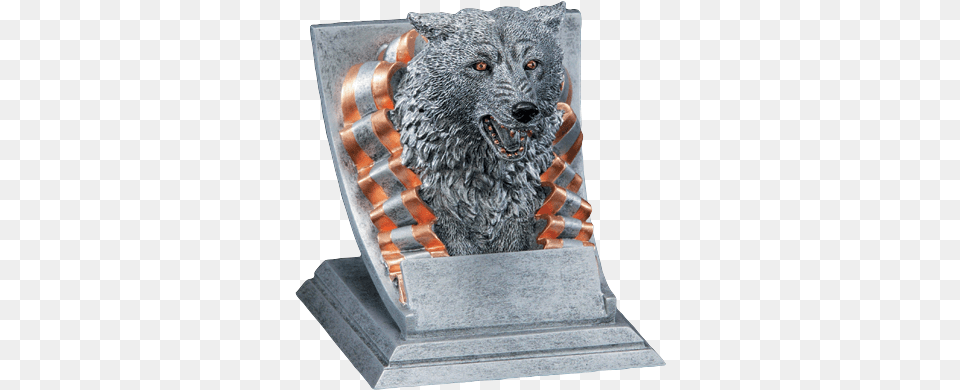 Wolf Resin Trophy Mascot Series P U2013 North Star Awards U0026 Trophies Trophy, Animal, Canine, Dog, Mammal Free Png