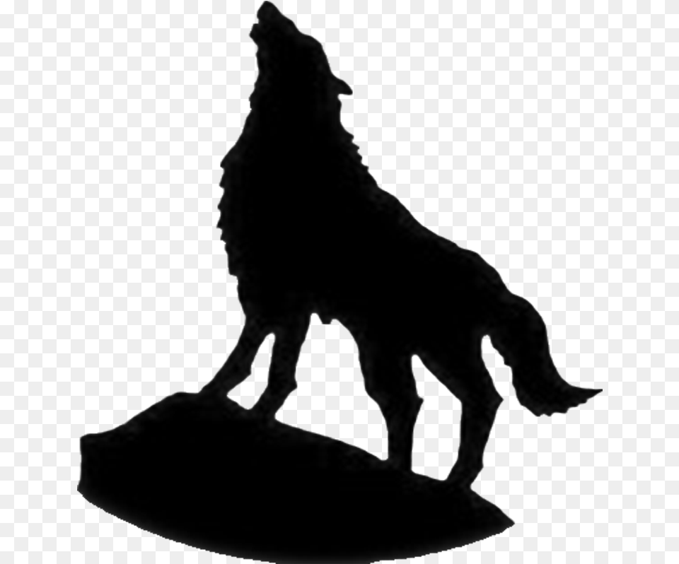 Wolf Silhouette Clipart Black Wolf In Galaxy, Animal, Coyote, Mammal, Canine Free Transparent Png