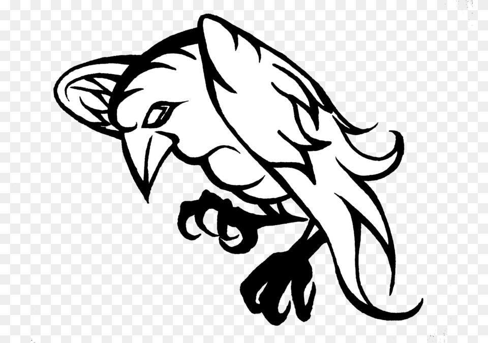 Wolf Tattoos Clipart Crow Illustration, Stencil, Adult, Female, Person Free Transparent Png