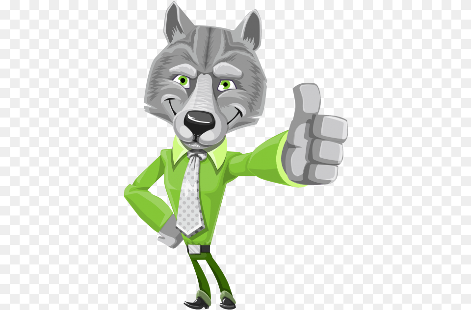 Wolf Vector Transparent Image Cartoon Wolf Thumb, Body Part, Hand, Person, Baby Png