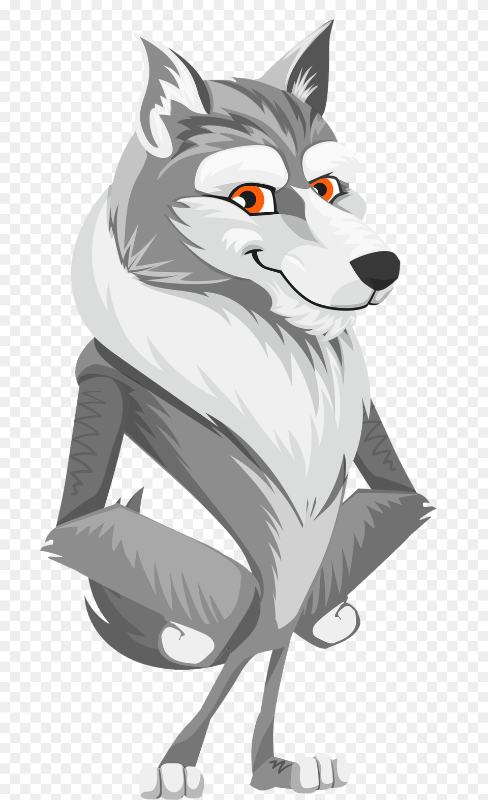 Wolf Vector Vector Wolf, Art, Drawing, Person Png Image