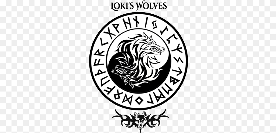 Wolf Yinyang Norse S Alemania Vs Argentina Escudos, Emblem, Symbol, Logo Png Image