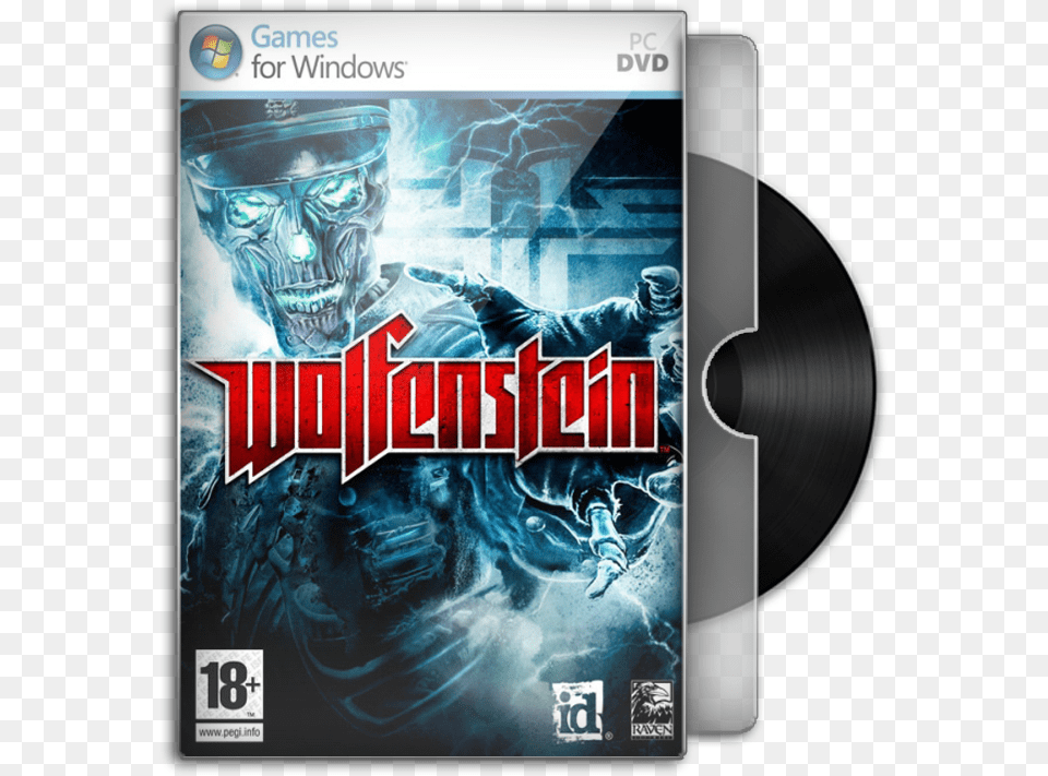 Wolfenstein Wolfenstein Xbox 360 Cover, Adult, Male, Man, Person Png Image