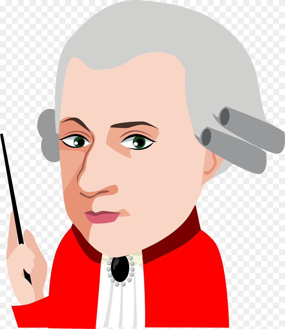 Wolfgang Amadeus Mozart Clipart, Portrait, Photography, Person, Face Free Transparent Png