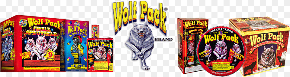 Wolfpack Brand Best Firework Brands, Person, Advertisement, Poster, Monkey Free Png Download